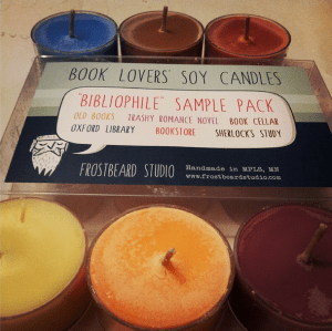 book lovers candles
