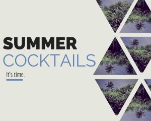 Summer Cocktails Library Display