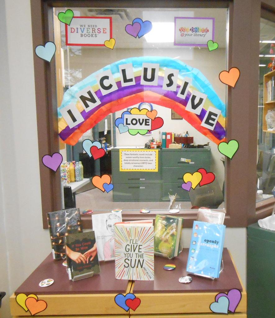 Teen LGBT Library Display