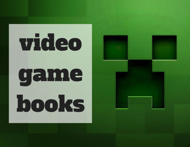 Library video game books display