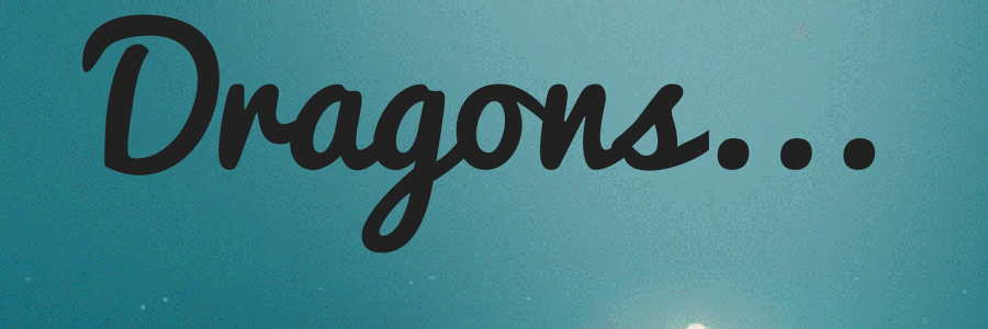 YA Dragon Library Display Sign