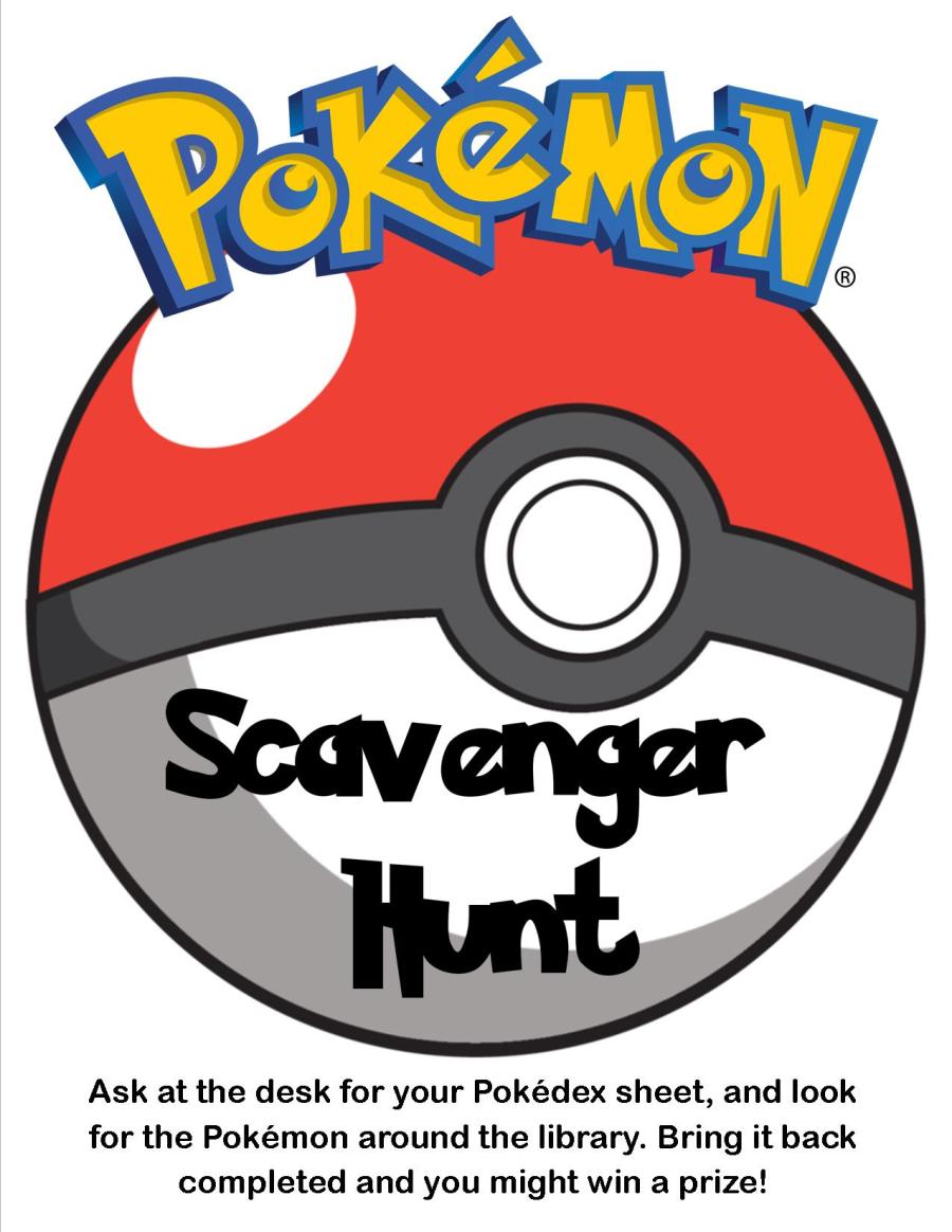 Pokemon Scavenger Hunt