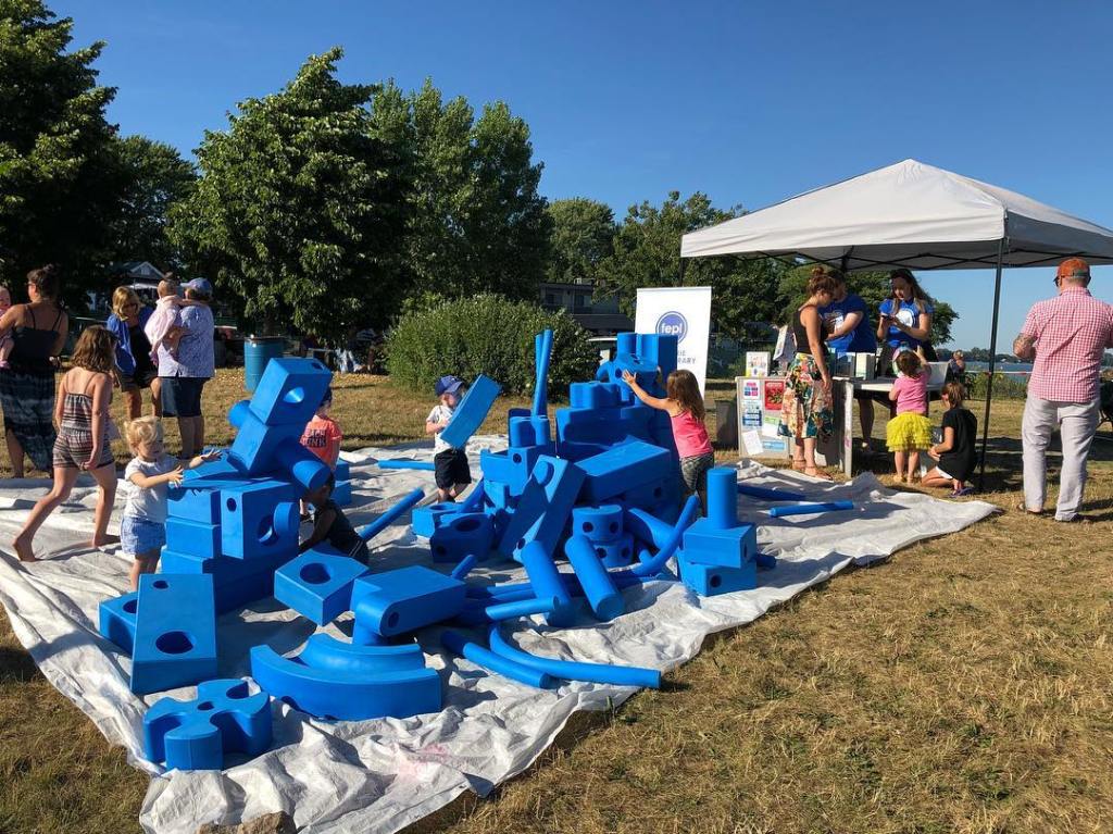 Using Big Blue Blocks at the Library – Ontarian Librarian